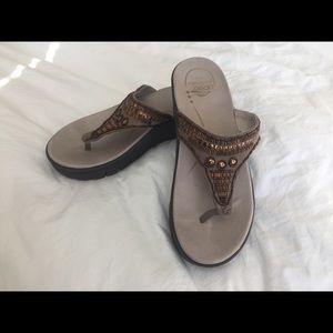 Abeo Leather Neutral Mystic Sandals - Tan